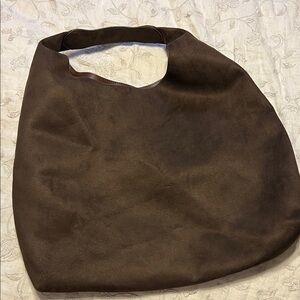 Gap vegan faux suede hobo